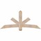 Ekena Millwork Alberta Smooth Timber Gable Bracket, Douglas Fir, 72"W x 33"H x 5 1/2"D x 5 1/2"F, 11/12 Pitch GBW072X33X0606ALB00SDF - alternate 1